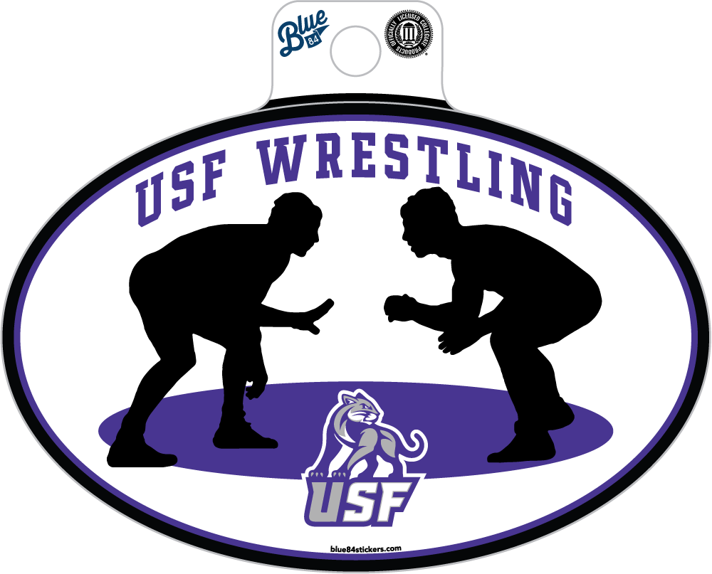 Blue 84 New Wrestling Sticker