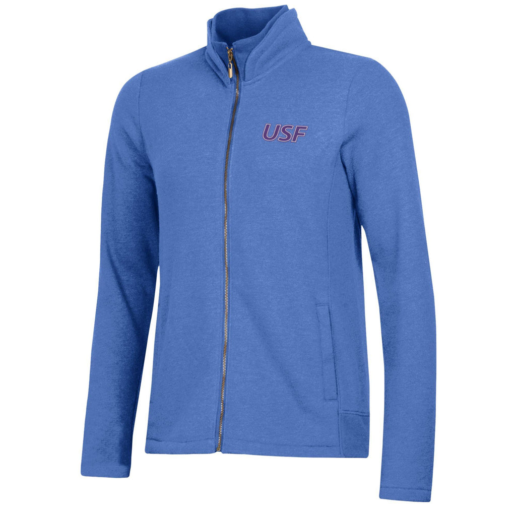 Gear for Sports Women's Relaxed Full Zip Lavender Sweatshirt