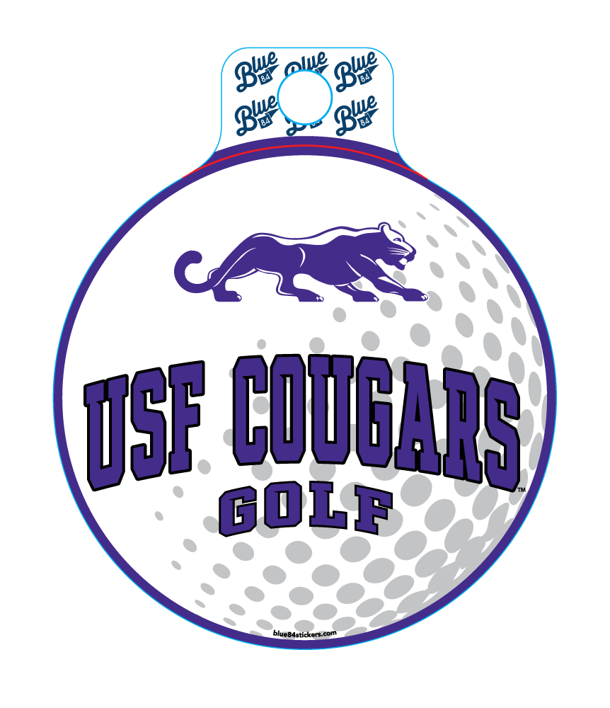 Clearance - Blue 84 Golf Sticker
