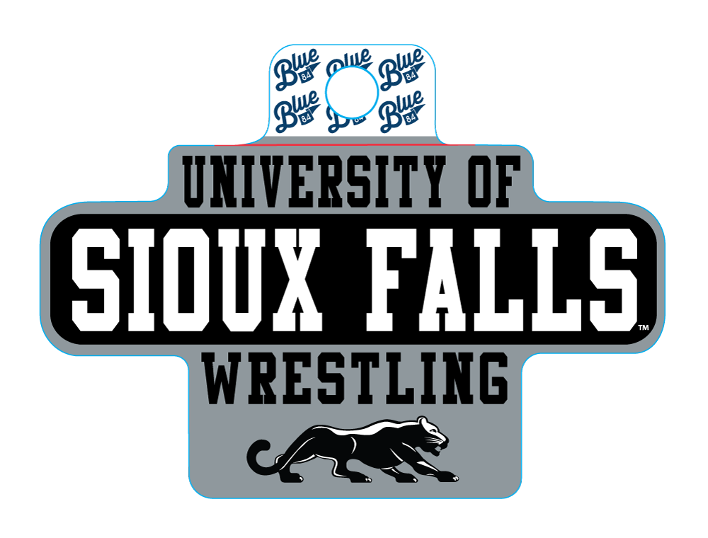 Clearance - Blue 84 Wrestling Sticker