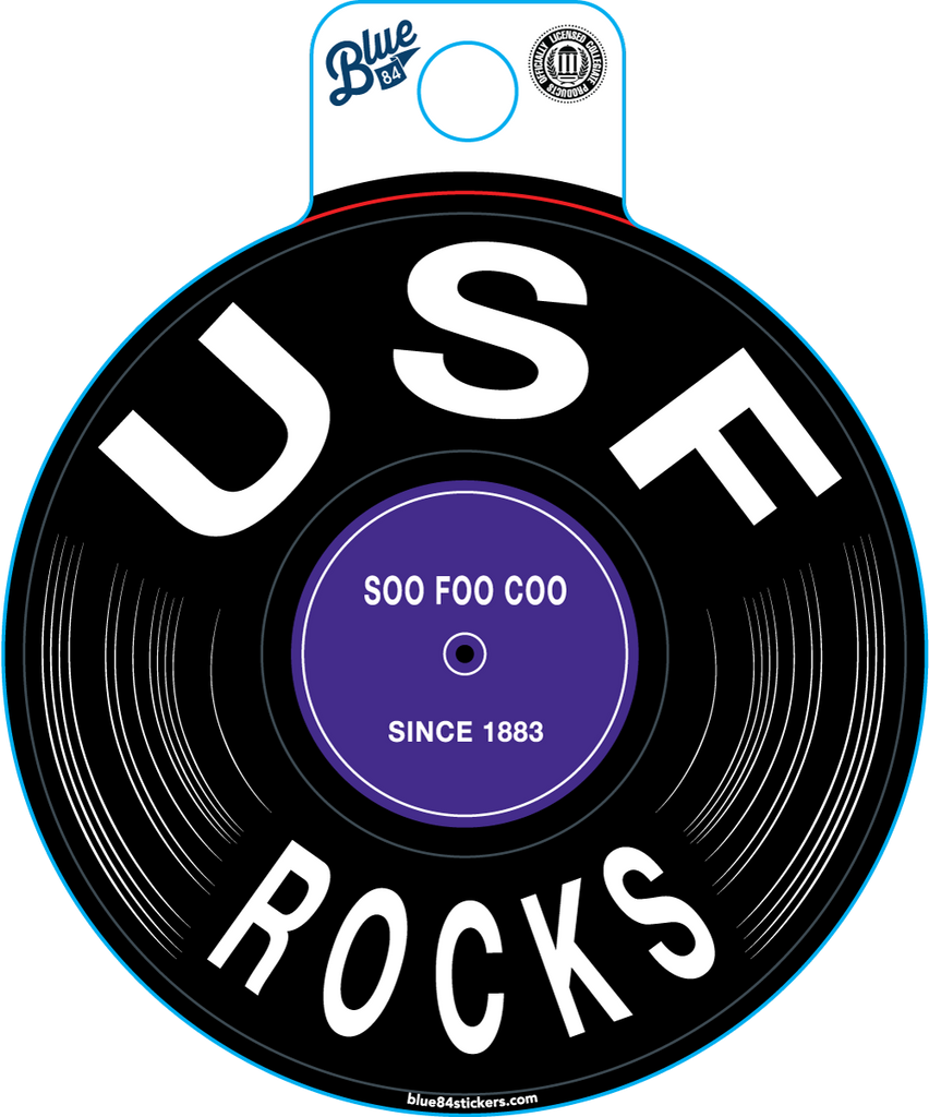 Blue 84 USF Rocks Sticker