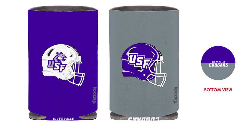 MCM Football Helmet Koozie Collapsible Can Kooler