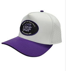 MV Sport White Neoprene Perforated Cap