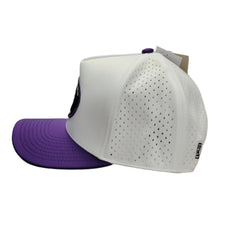 MV Sport White Neoprene Perforated Cap