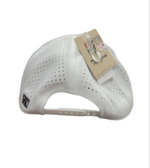 MV Sport White Neoprene Perforated Cap