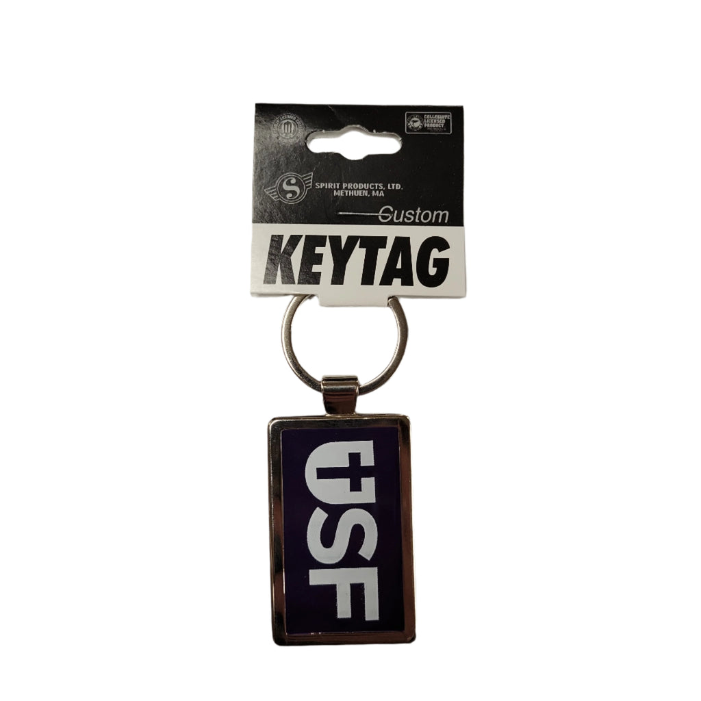 Spirit Silver Maverick Rectangular Key Tag