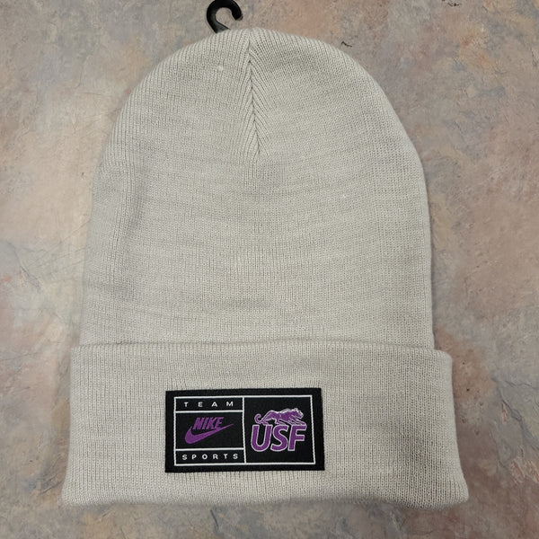 Beanie - Nike Team Sports Gray Heather with Mascot