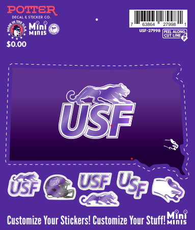 Clearance - Potter Decals Mini Sticker Set