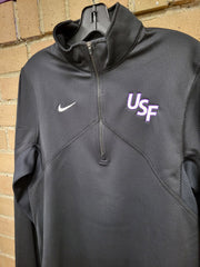 Nike DriFIT Training Quarter Zip USF Logo