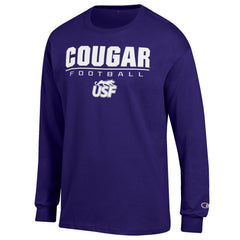 Champion Cougar Football Long-Sleeve Tee