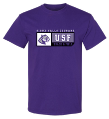 J. America New Purple Track & Field Sports T-Shirt
