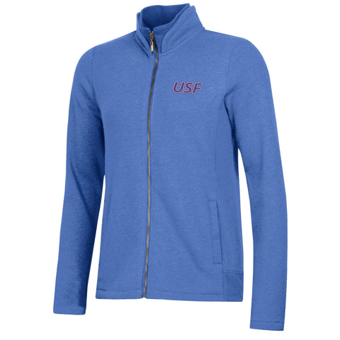 Gear for Sports Women's Relaxed Full Zip Lavender Sweatshirt