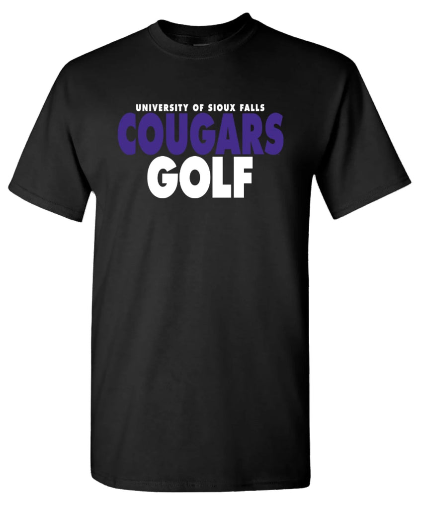 J. America Black Golf T-Shirt