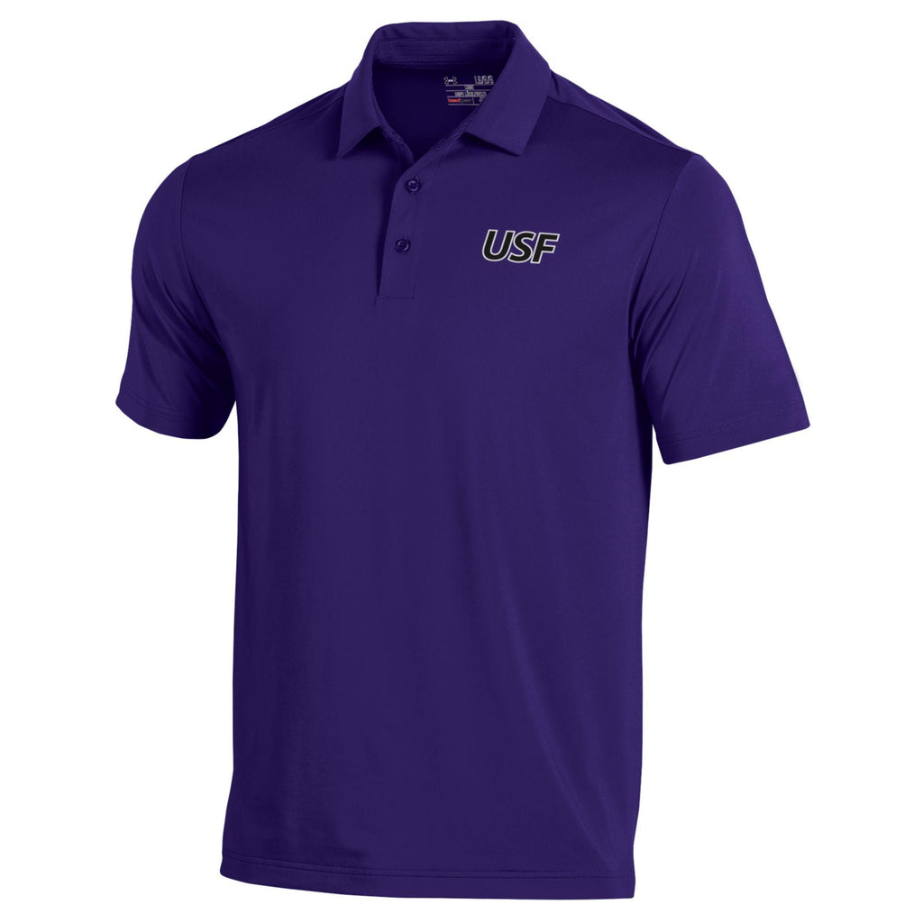 Under Armour T2 Green Purple Polo