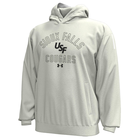 Under Armour S25 Gameday Double Knit Stone Hooded Sweatshirt