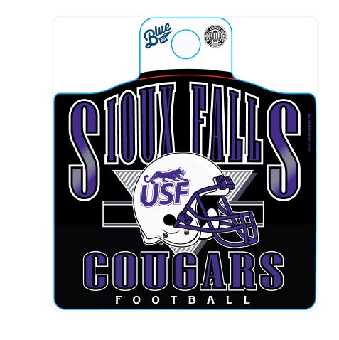 Blue 84 90s Football Sticker