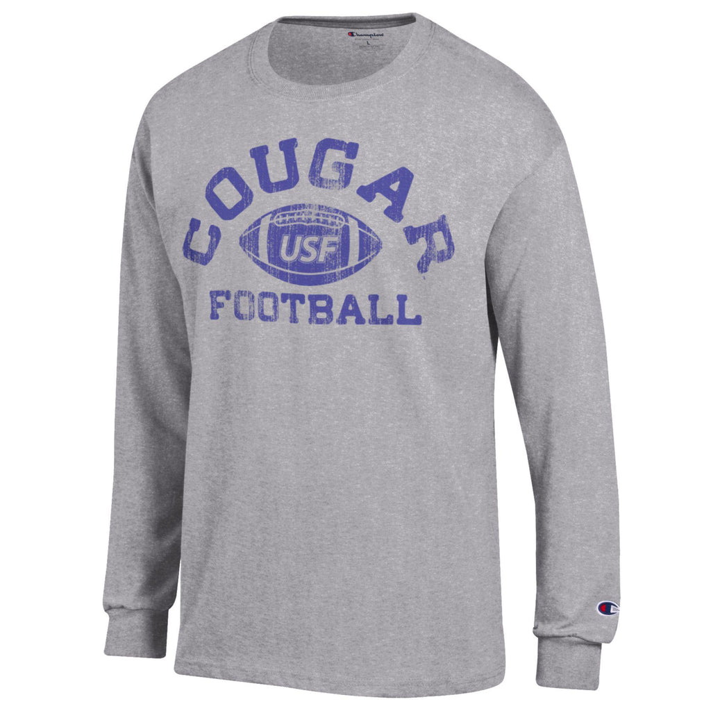 Clearance - Champion Vintage Cougar Football Long-Sleeve T-Shirt