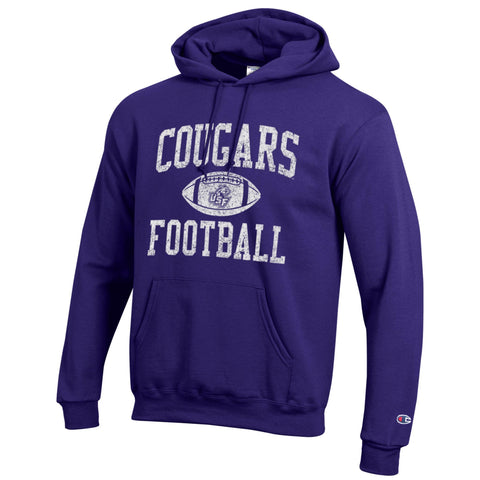 Champion Powerblend Football Hooded Sweatshirt