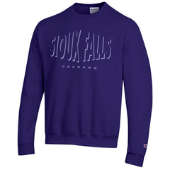 Champion Powerblend Embroidered Shadow Crewneck Sweatshirt