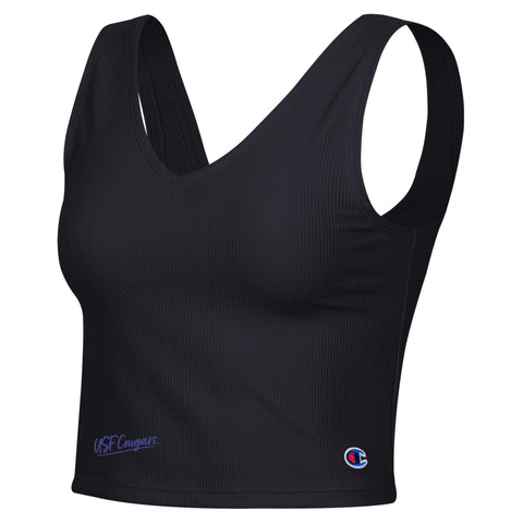Champion Women's Tailgate Rib V-Neck Tank