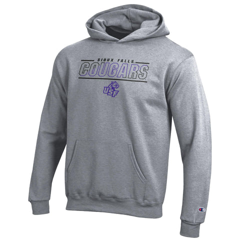 Champion Youth Powerblend Hooded Sweatshirt