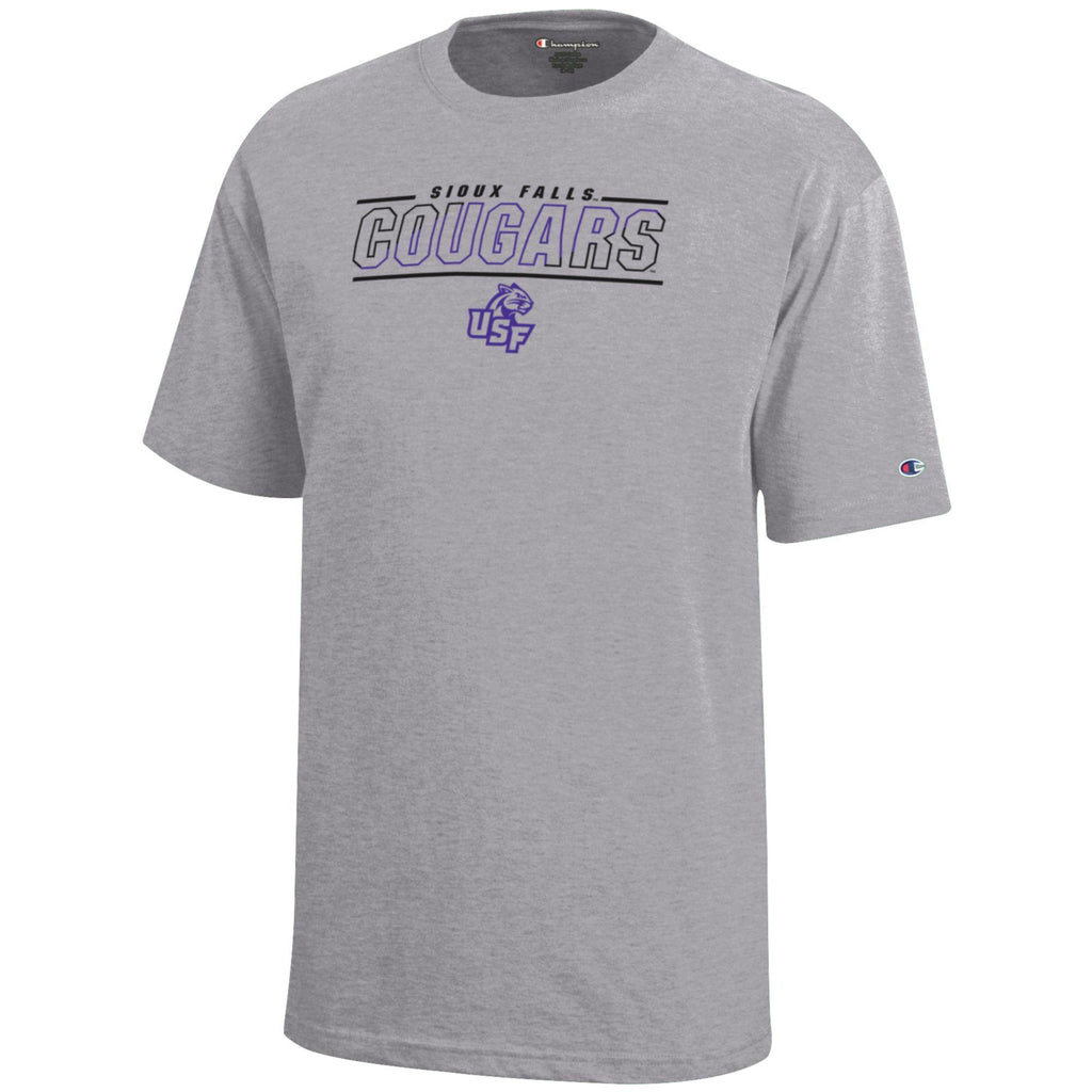 Champion Youth Heather Gray T-Shirt