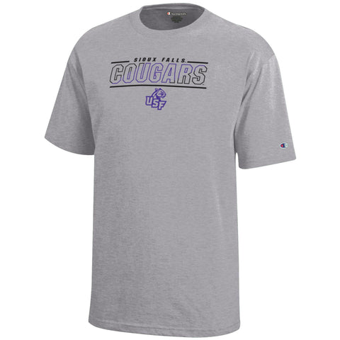 Champion Youth Heather Gray T-Shirt