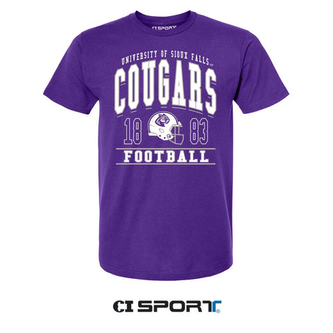 CI Sport Purple Football Team T-Shirt