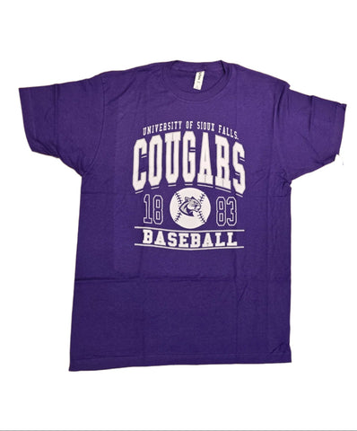 CI Sport Purple Baseball Team T-Shirt