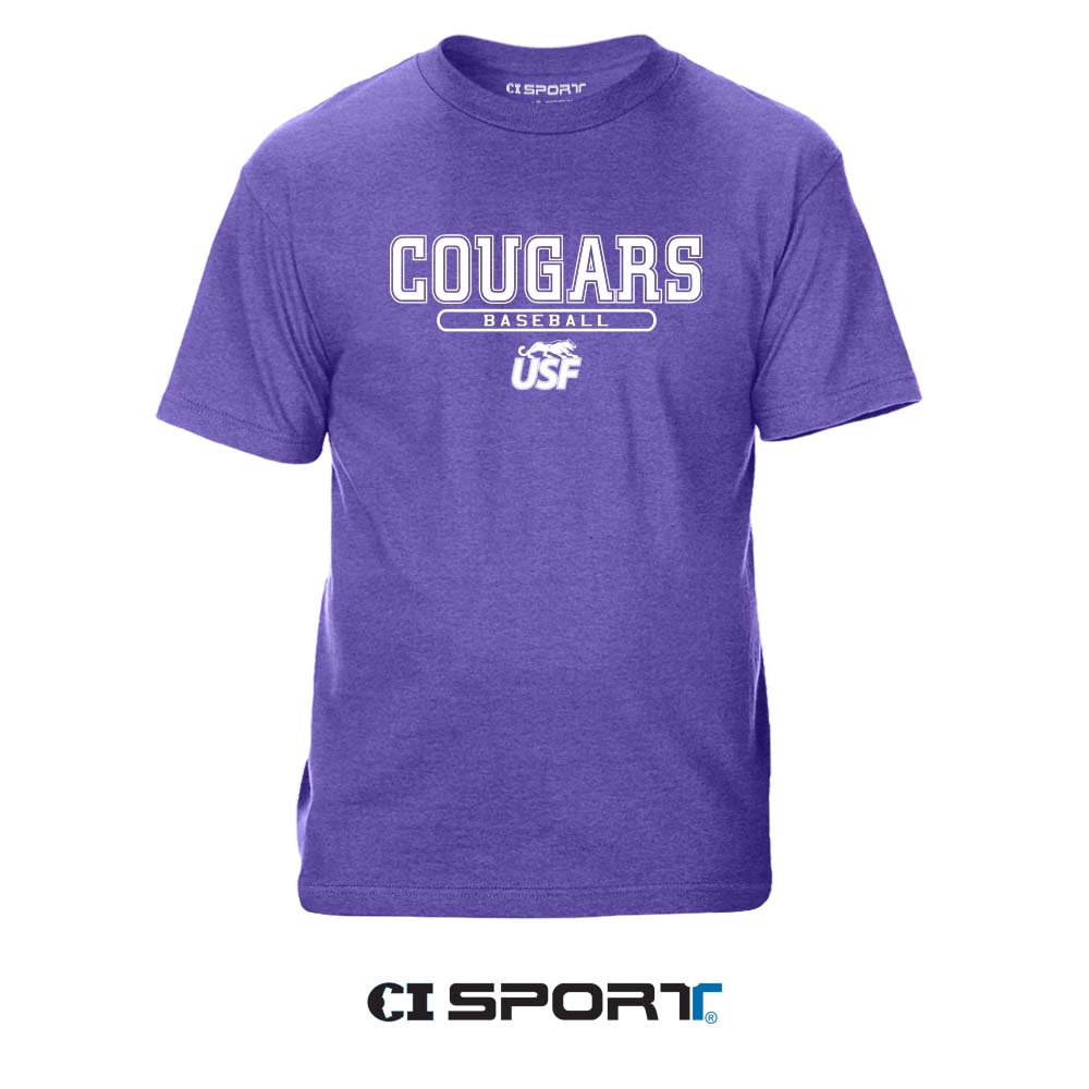 CI Sport Cougar Baseball T-Shirt