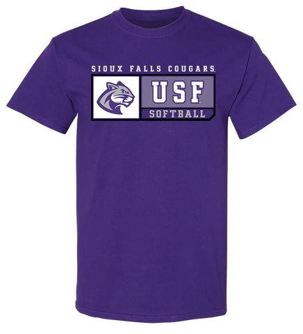 J. America New Purple Softball Sports T-Shirt