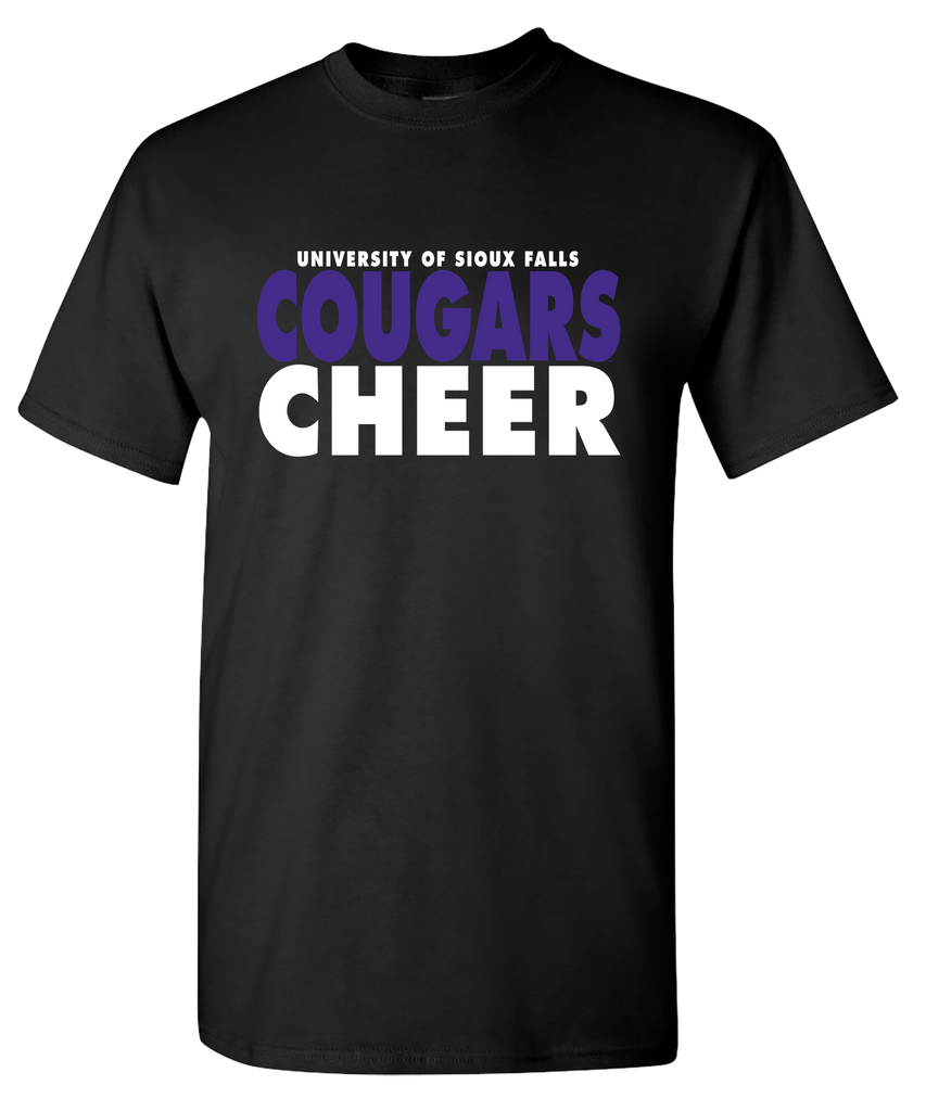 J. America Black Cheer T-Shirt