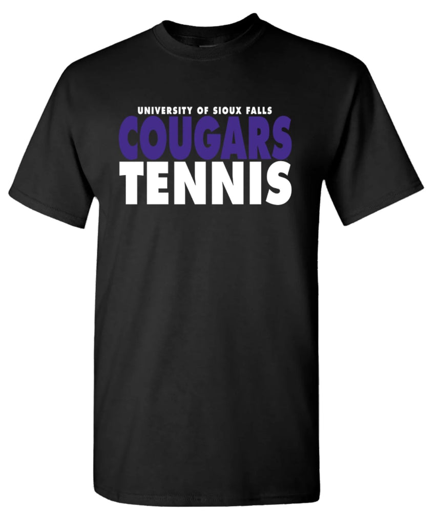 J. America Black Tennis T-Shirt