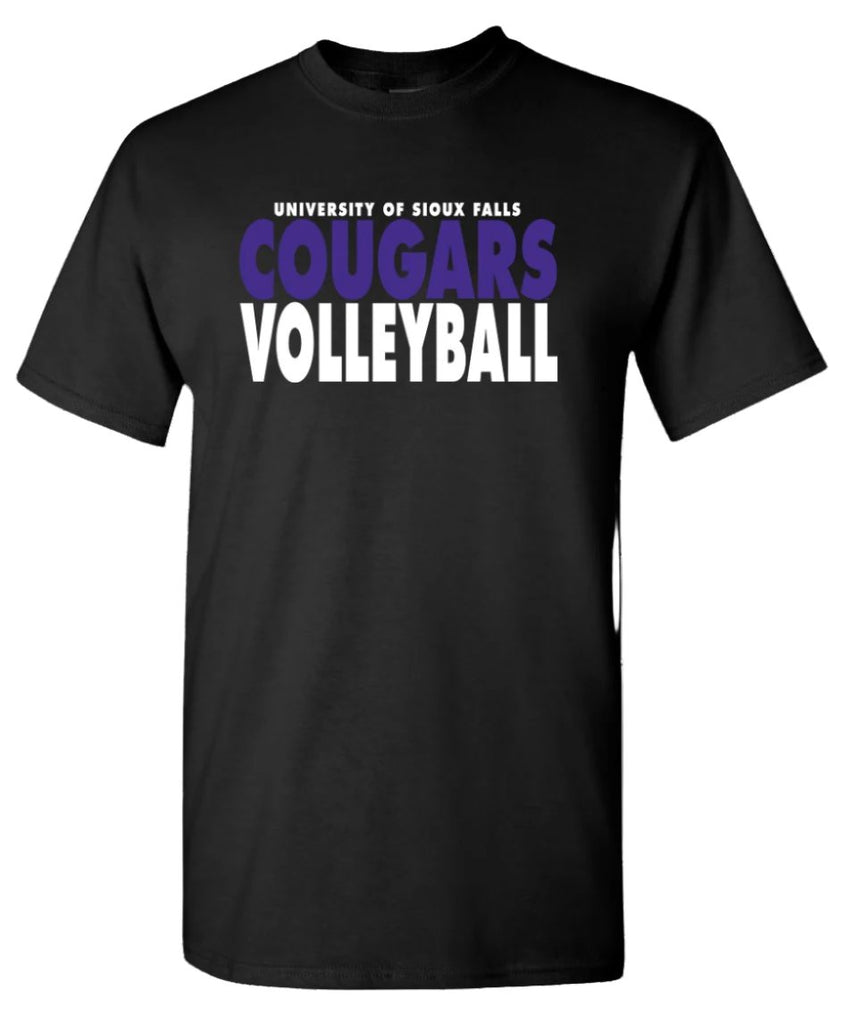 J. America Black Volleyball T-Shirt