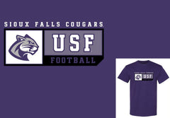 J. America New Purple Football Sports T-Shirt