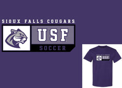 J. America New Purple Soccer Sports T-Shirt