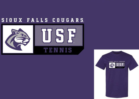 J. America New Purple Tennis Sports T-Shirt