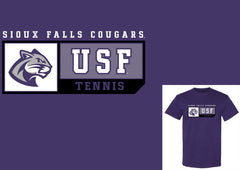 J. America New Purple Tennis Sports T-Shirt