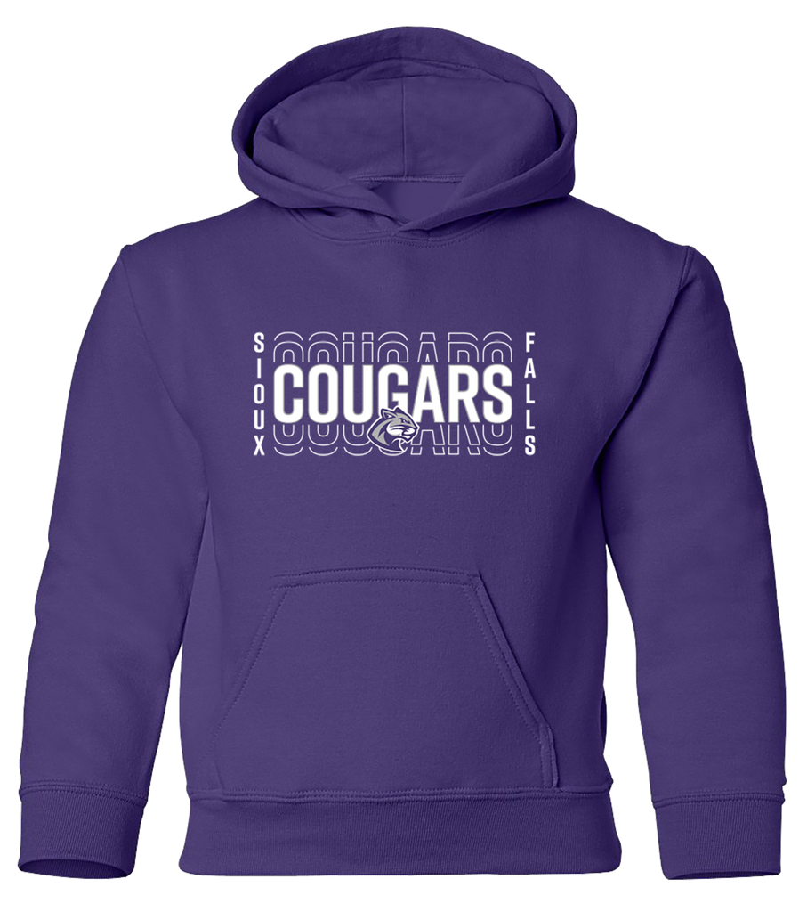 J. America Youth Cougars Hooded Sweatshirt