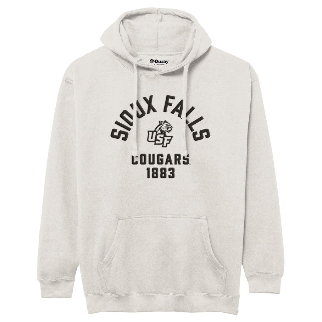 Ouray Benchmark Oatmeal Embroidered Hooded Sweatshirt