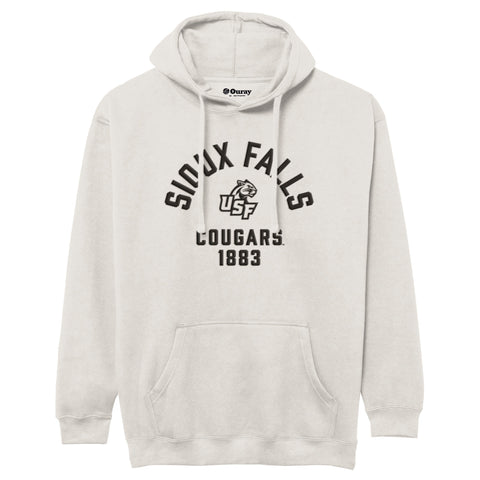 Ouray Benchmark Oatmeal Embroidered Hooded Sweatshirt