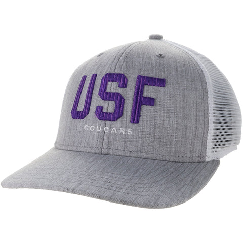 Legacy MPS Melange Gray Snapback Trucker Cap