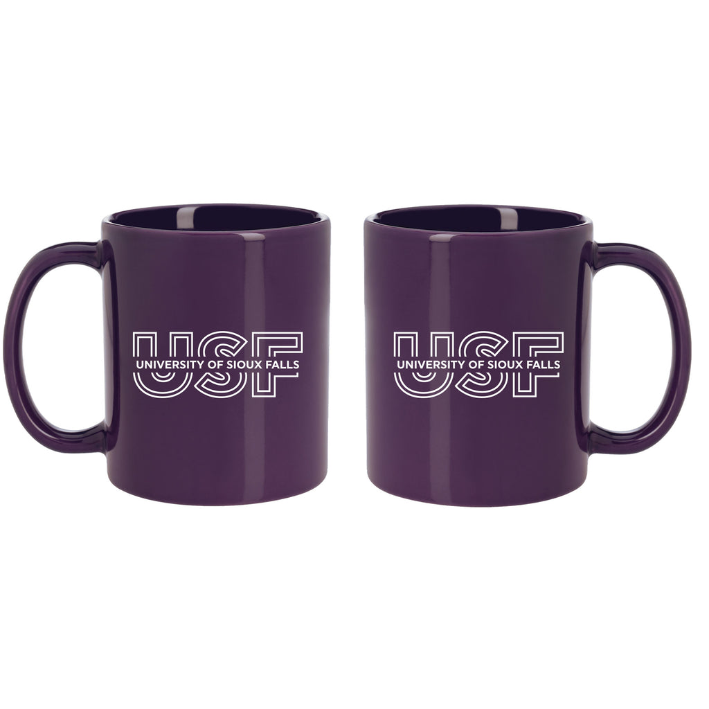 MCM Purple C-Handle Mug