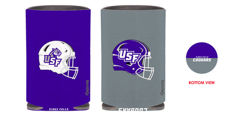 MCM Football Helmet Koozie Collapsible Can Kooler