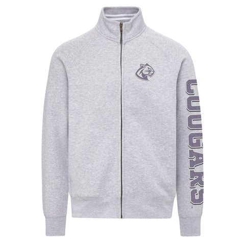 MV Sport Vintage Fleece Flock Print Full Zip Sweatshirt