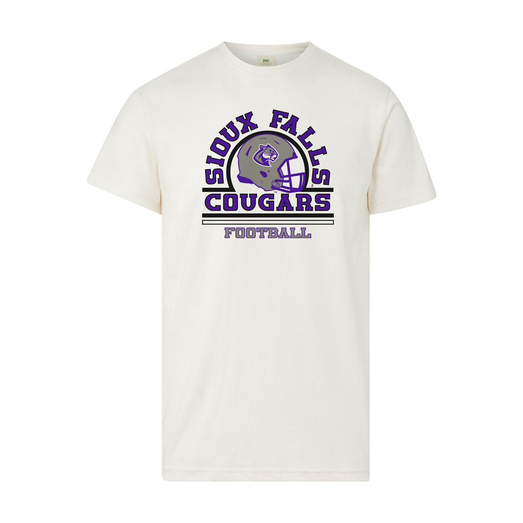 MV Sport Vintage White Football Helmet T-Shirt