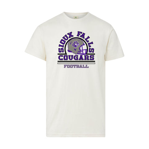 MV Sport Vintage White Football Helmet T-Shirt