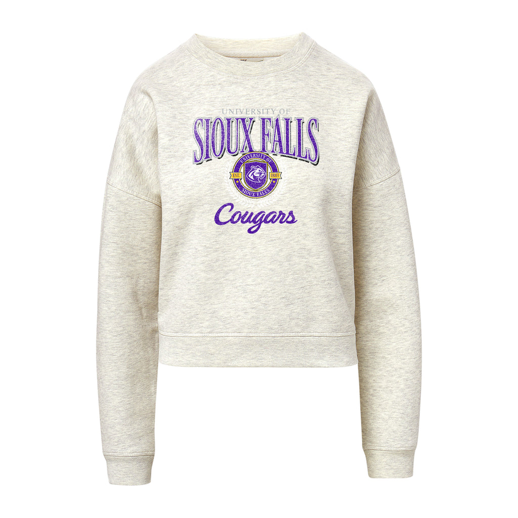 MV Sport Women's Vintage Fleece Crewneck Sweatshirt