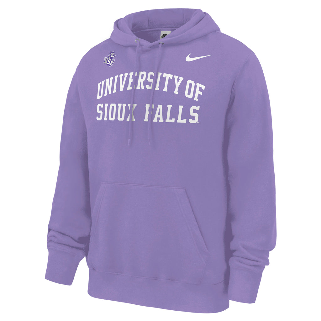 Nike Club Fleece Signature Pullover Hooded Sweatshirt