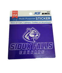 MCM Sioux Falls Cougars Kiss Cut Sticker Decal